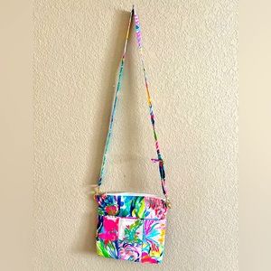 Handmade from Lilly Pulitzer fabric crossbody
